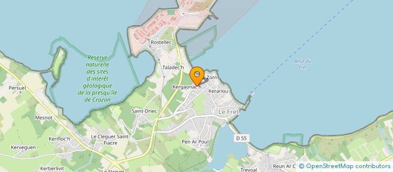 localisation de l'entreprise MONSIEUR ALBAN GALLESIO  CROZON