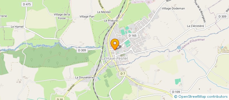 localisation de l'entreprise MONSIEUR ALBAN GASCOIN  LA HAYE-PESNEL