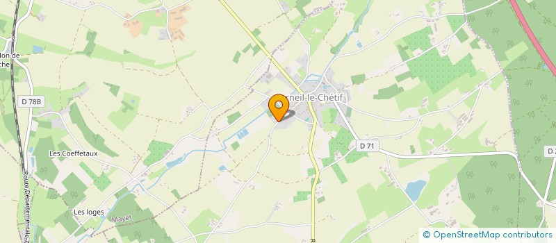 localisation de l'entreprise MONSIEUR ALBAN GASNIER  VERNEIL-LE-CHETIF