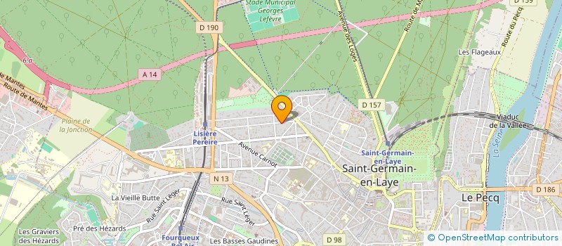 localisation de l'entreprise MONSIEUR ALBAN GEFFRAY  SAINT-GERMAIN-EN-LAYE