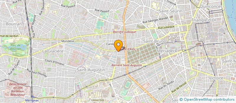 localisation de l'entreprise MONSIEUR ALBAN GILBERT à BORDEAUX