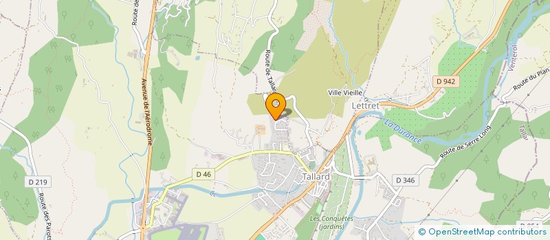 localisation de l'entreprise MONSIEUR ALBAN GIRARDIN  TALLARD