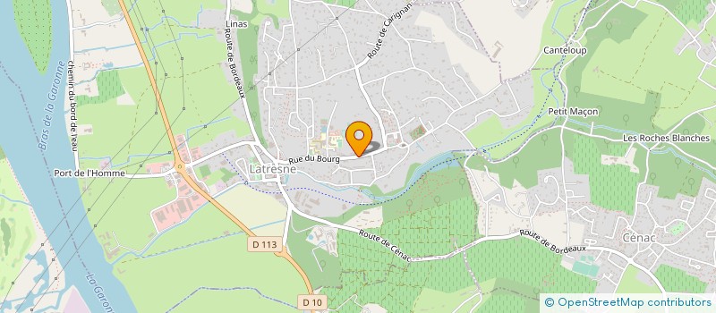 localisation de l'entreprise MONSIEUR ALBAN GLANDOR  LATRESNE