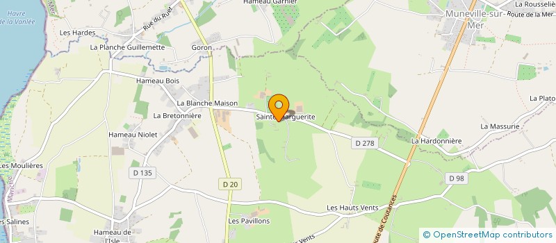 localisation de l'entreprise MONSIEUR ALBAN GONET  BRICQUEVILLE-SUR-MER