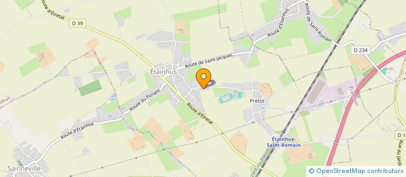 localisation de l'entreprise MONSIEUR ALBAN HAQUET  ETAINHUS