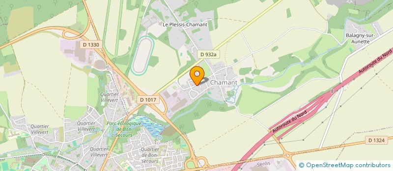 localisation de l'entreprise MONSIEUR ALBAN HELARY  CHAMANT