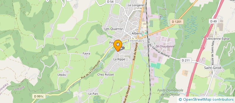 localisation de l'entreprise MONSIEUR ALBAN HOXHAJ  ENTRELACS