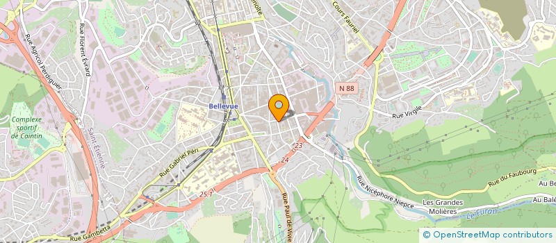localisation de l'entreprise MONSIEUR ALBAN IMBERT  SAINT-ETIENNE