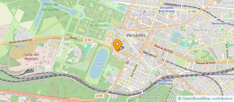 localisation de l'entreprise MONSIEUR ALBAN JACQUIN à VERSAILLES