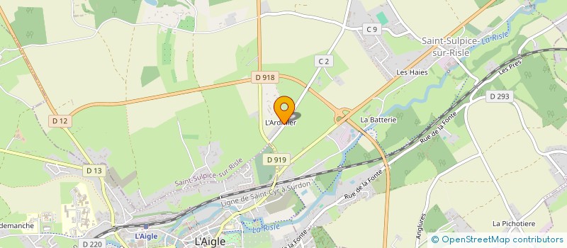 localisation de l'entreprise MONSIEUR ALBAN JARDIN à SAINT-SULPICE-SUR-RISLE