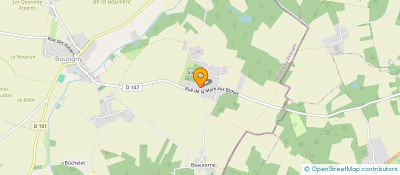localisation de l'entreprise MONSIEUR ALBAN JIMENEZ à BOUTIGNY-PROUAIS