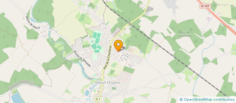 localisation de l'entreprise MONSIEUR ALBAN KEPINSKI  NIEUIL-L'ESPOIR