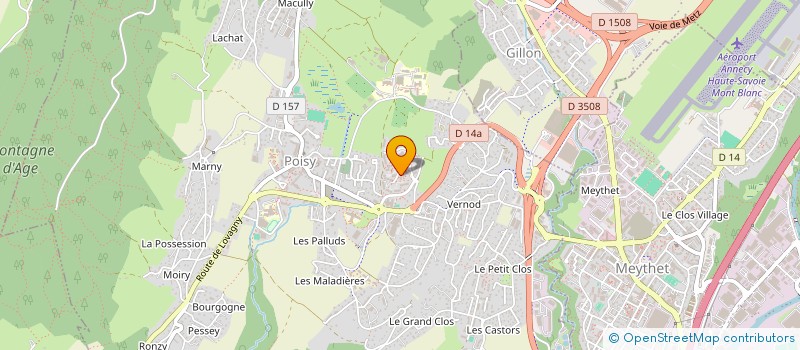 localisation de l'entreprise MONSIEUR ALBAN KONXHELI à POISY