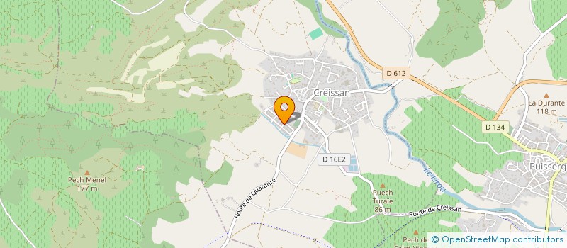 localisation de l'entreprise MONSIEUR ALBAN LABORDE  CREISSAN