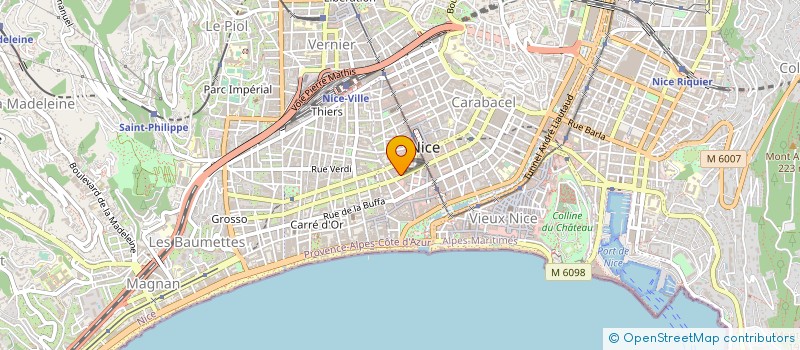 localisation de l'entreprise MONSIEUR ALBAN LAINE à NICE