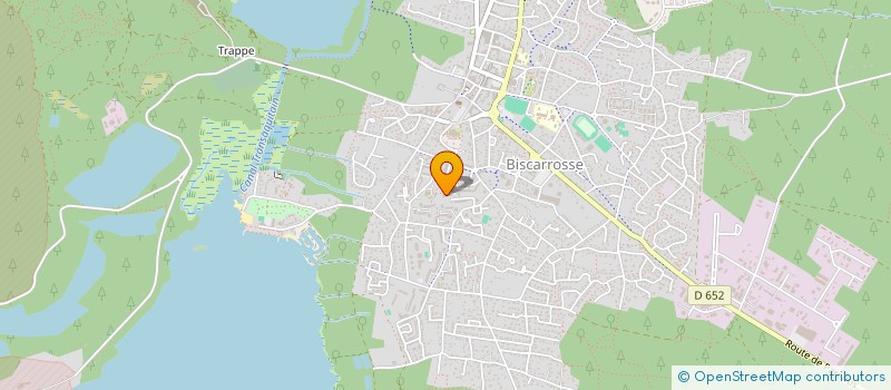 localisation de l'entreprise MONSIEUR ALBAN LAPEYRE  BISCARROSSE