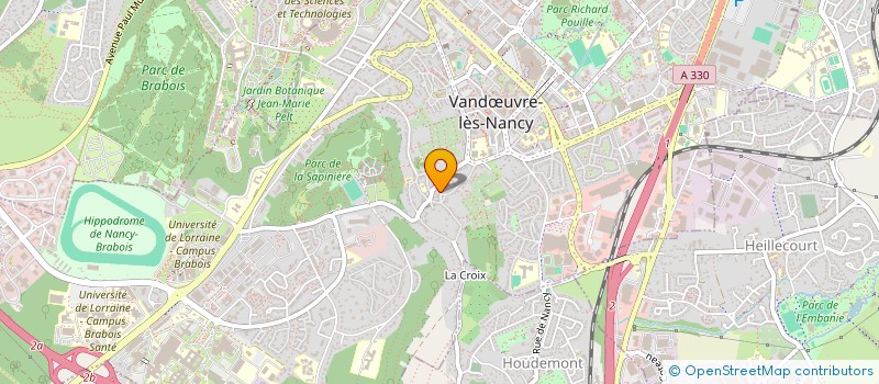 localisation de l'entreprise MONSIEUR ALBAN LAZARE  VANDUVRE-LES-NANCY