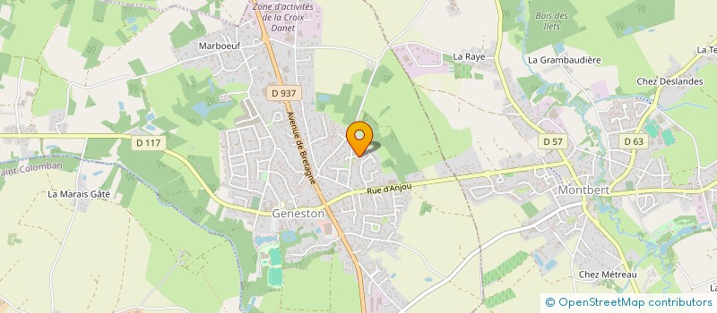 localisation de l'entreprise MONSIEUR ALBAN LE DU  GENESTON