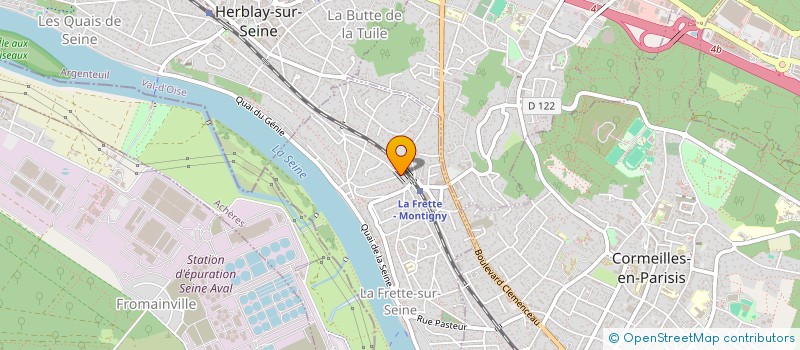 localisation de l'entreprise MONSIEUR ALBAN LE GOFF  LA FRETTE-SUR-SEINE