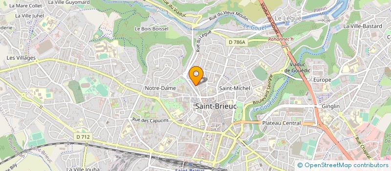 localisation de l'entreprise MONSIEUR ALBAN LE PAPE à SAINT-BRIEUC
