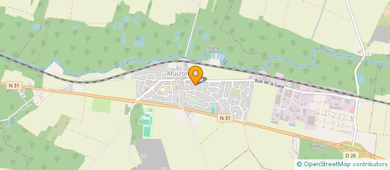 localisation de l'entreprise MONSIEUR ALBAN LECLERCQ  MUIZON