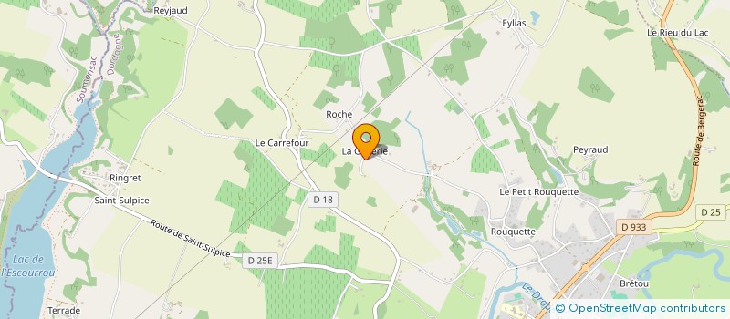 localisation de l'entreprise MONSIEUR ALBAN LEGER  EYMET