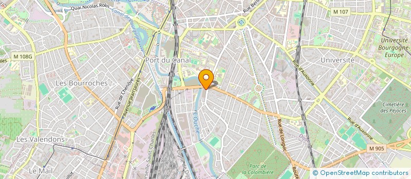 localisation de l'entreprise MONSIEUR ALBAN LEGER à DIJON