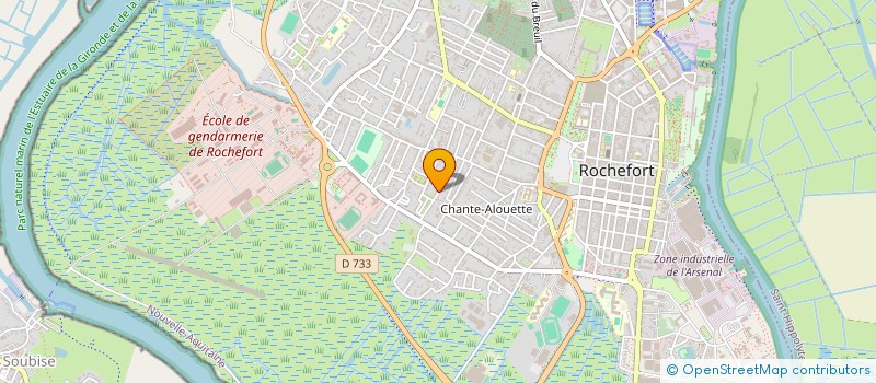 localisation de l'entreprise MONSIEUR ALBAN LEGRAS  ROCHEFORT