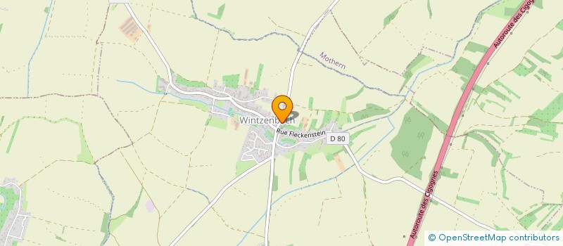 localisation de l'entreprise MONSIEUR ALBAN LENGERT  WINTZENBACH
