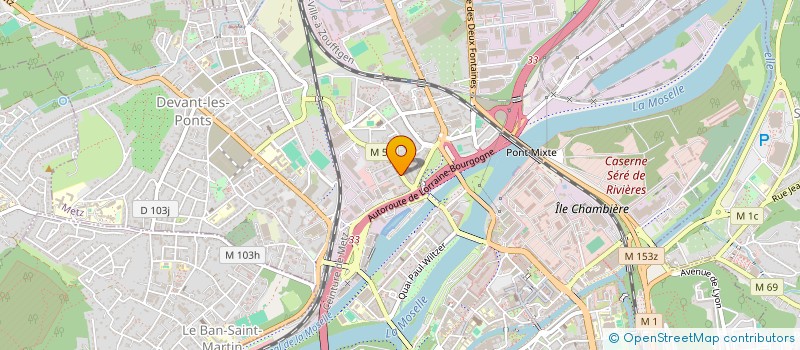 localisation de l'entreprise MONSIEUR ALBAN LENJANI  METZ