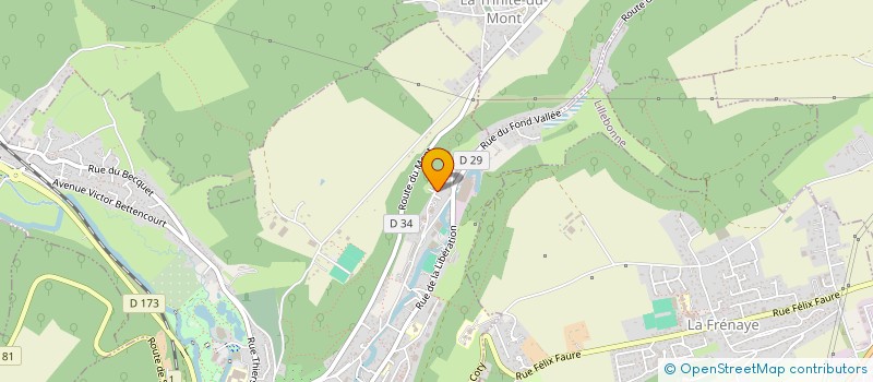 localisation de l'entreprise MONSIEUR ALBAN LEVITRE  LILLEBONNE