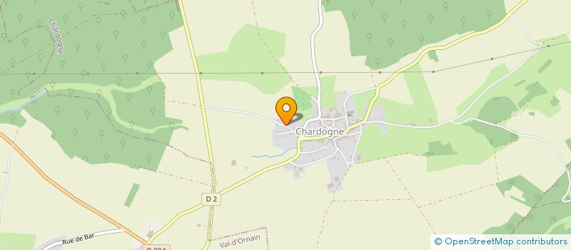 localisation de l'entreprise MONSIEUR ALBAN LIENARD à CHARDOGNE