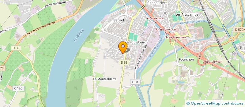 localisation de l'entreprise MONSIEUR ALBAN LINARD  ARLES