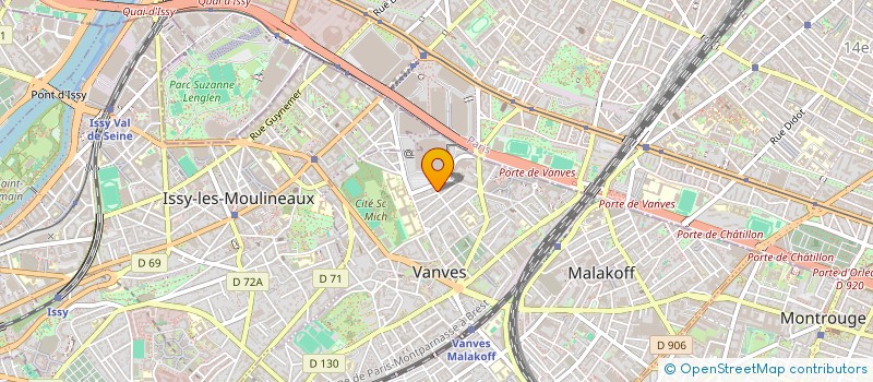 localisation de l'entreprise MONSIEUR ALBAN LUHERNE  VANVES