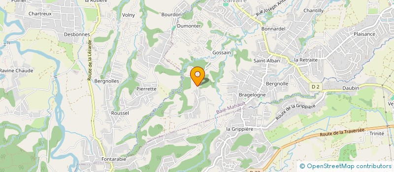 localisation de l'entreprise MONSIEUR ALBAN MAGDELEINE  BAIE-MAHAULT