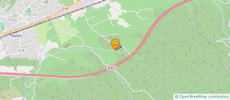 localisation de l'entreprise MONSIEUR ALBAN MARIETTE  PIGNANS