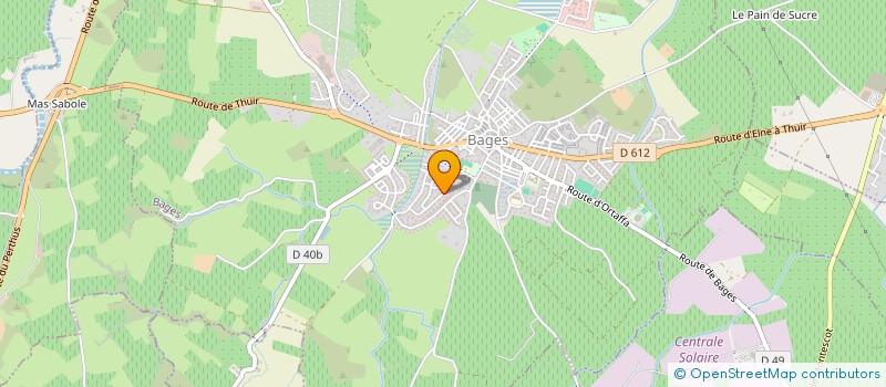 localisation de l'entreprise MONSIEUR ALBAN MARTENS  BAGES