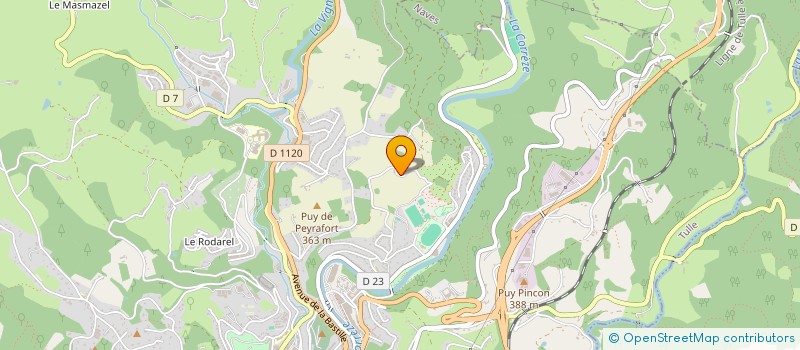 localisation de l'entreprise MONSIEUR ALBAN MAZAUD  TULLE