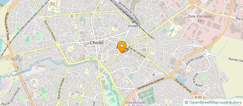 localisation de l'entreprise MONSIEUR ALBAN MERCIER à CHOLET