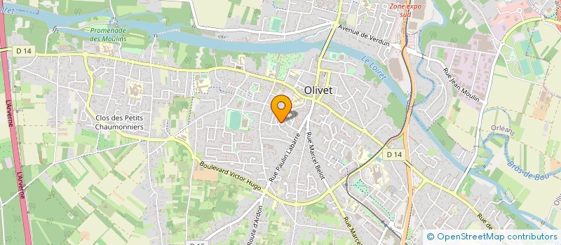 localisation de l'entreprise MONSIEUR ALBAN MICHAUX  OLIVET