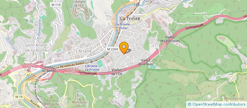 localisation de l'entreprise MONSIEUR ALBAN MONIOTTE à LA TRINITE