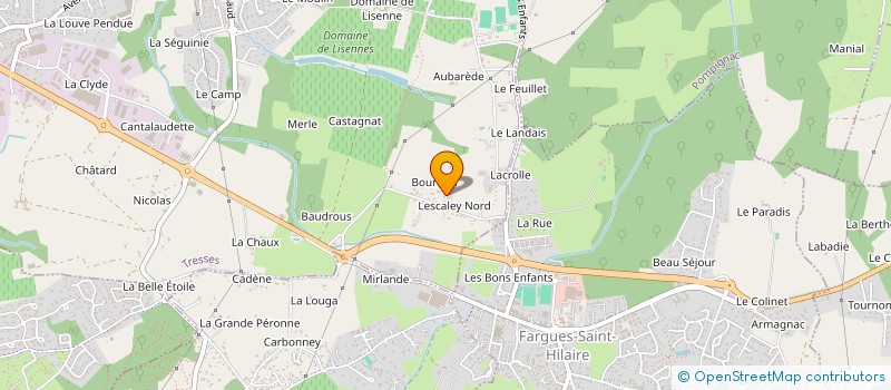 localisation de l'entreprise MONSIEUR ALBAN MOREAU  TRESSES