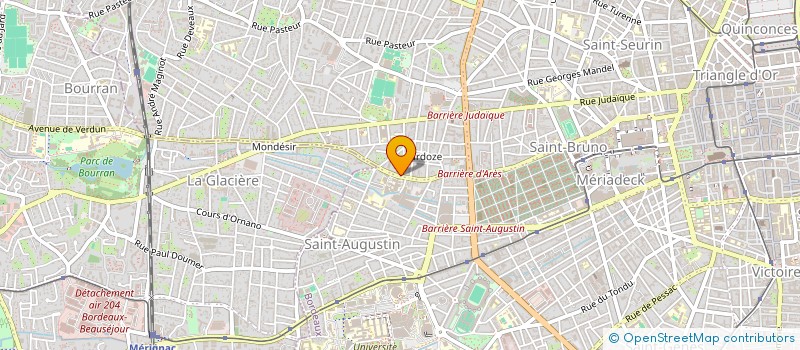 localisation de l'entreprise MONSIEUR ALBAN MOREAU  BORDEAUX