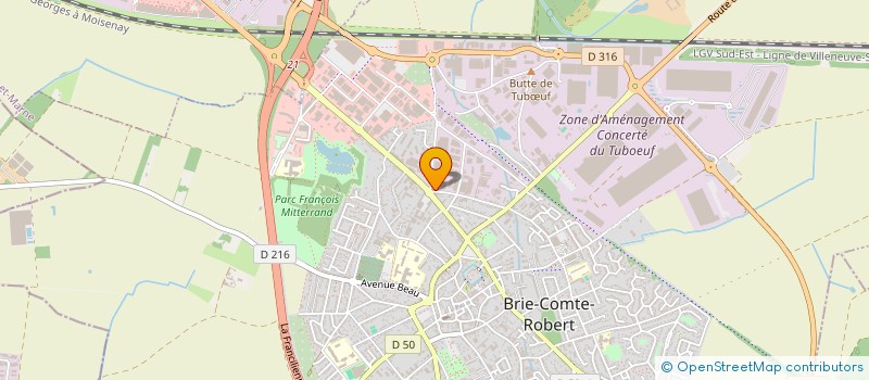 localisation de l'entreprise MONSIEUR ALBAN MOREL  BRIE-COMTE-ROBERT