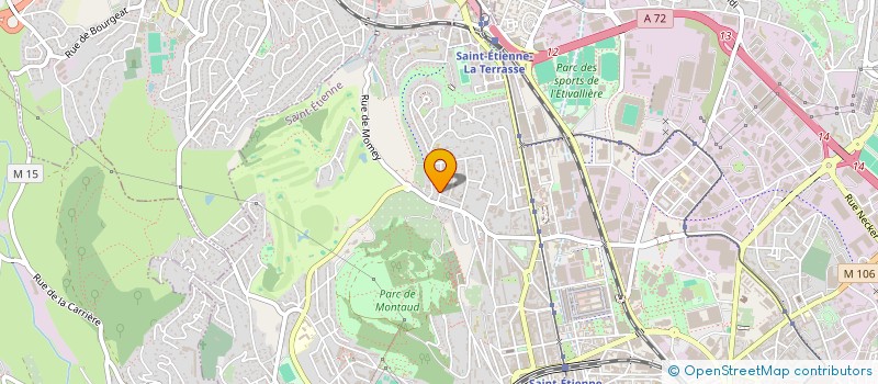 localisation de l'entreprise MONSIEUR ALBAN MOUNIER  SAINT-ETIENNE