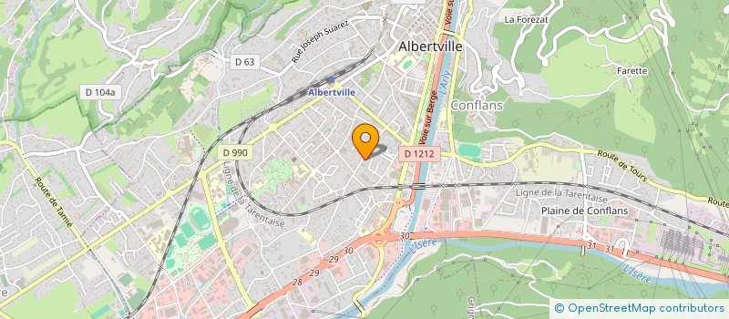 localisation de l'entreprise MONSIEUR ALBAN MUSTAFA  ALBERTVILLE