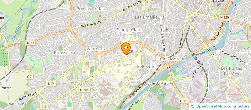 localisation de l'entreprise MONSIEUR ALBAN PARONNAUD à LIMOGES