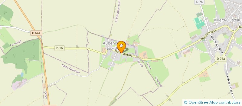 localisation de l'entreprise MONSIEUR ALBAN PASSET  AUBENCHEUL-AUX-BOIS