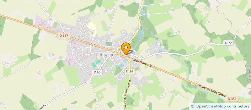 localisation de l'entreprise MONSIEUR ALBAN PELTIER  BOULOIRE