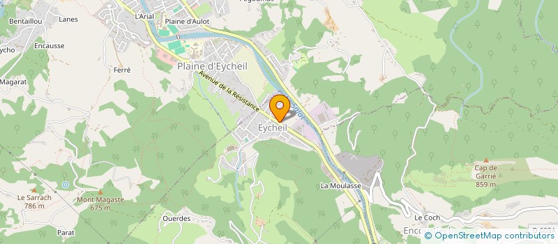 localisation de l'entreprise MONSIEUR ALBAN PERREU à EYCHEIL